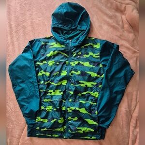 Columbia Kids Jacket - Blue and Green Camo